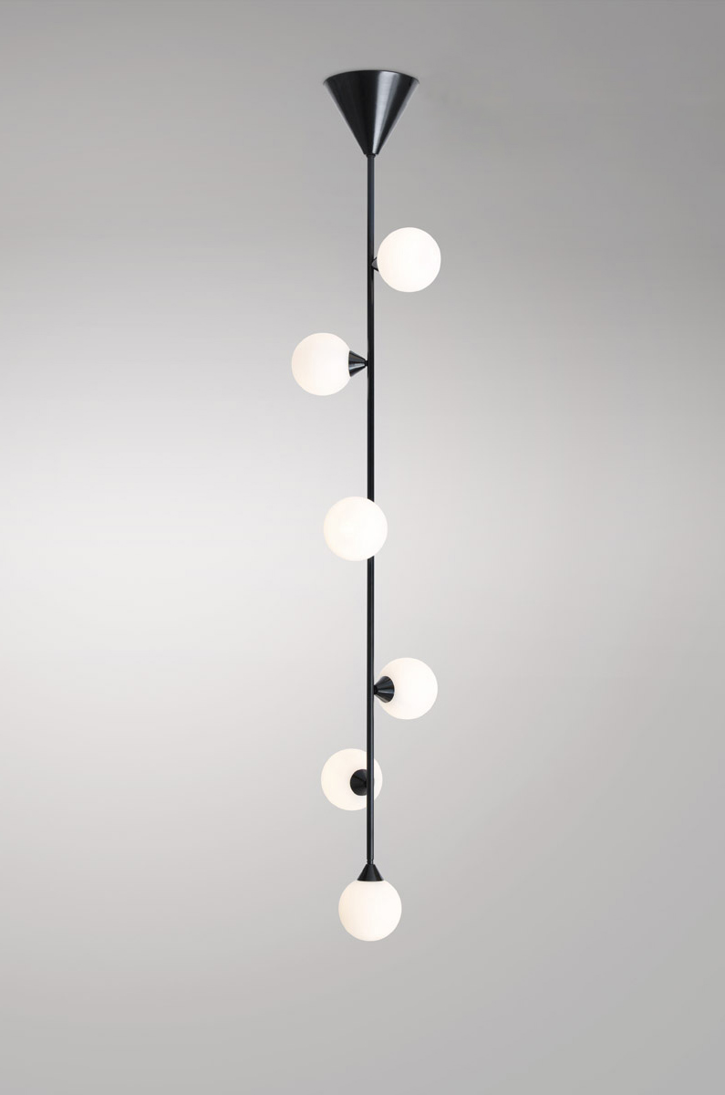 Vertical Globe Pendant Light