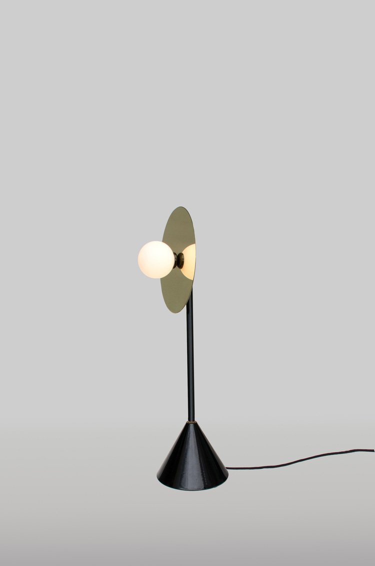 Disc and Sphere Table Lamp