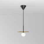 Disc and Sphere Pendant Light