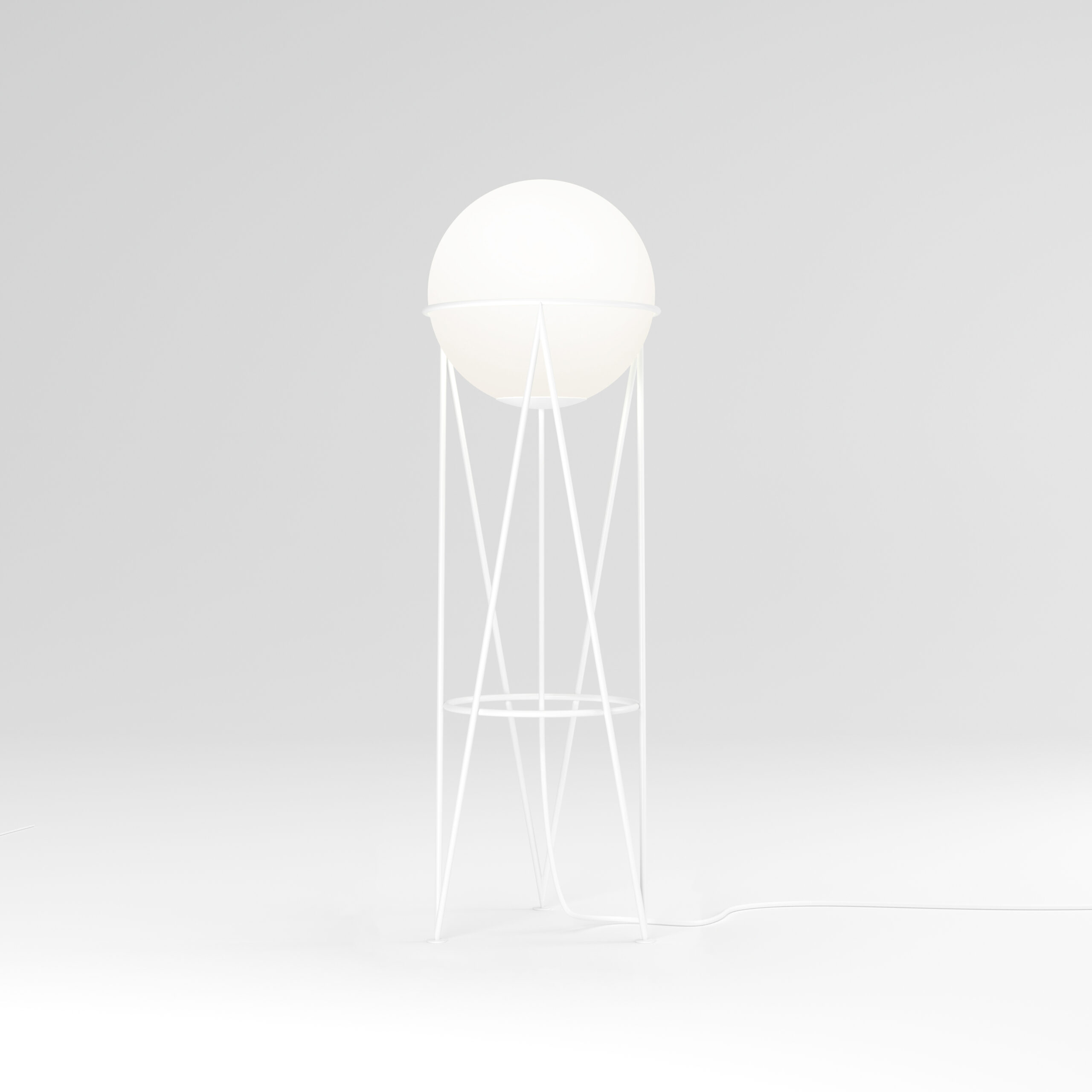 Structure & Globe Floor Lamp