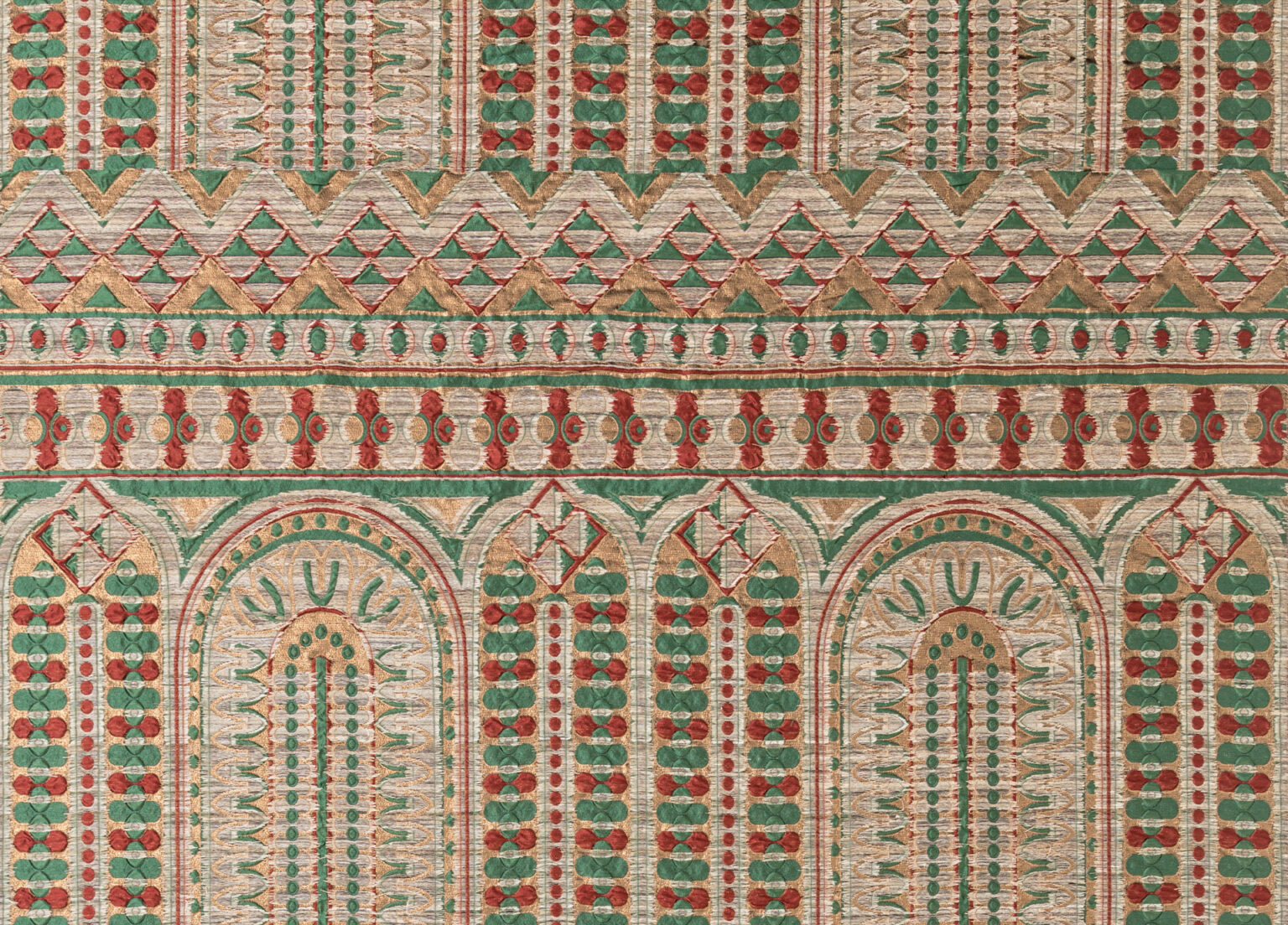 MAHARAJAI GREEN FABRIC
