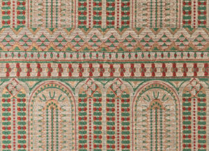 MAHARAJAI GREEN FABRIC