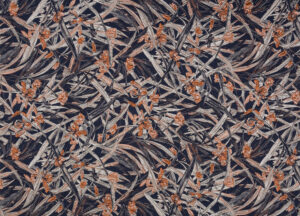 IRIS FIELD CLOQUÉ NAVY FABRIC