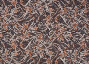 IRIS FIELD CLOQUÉ TAUPE FABRIC